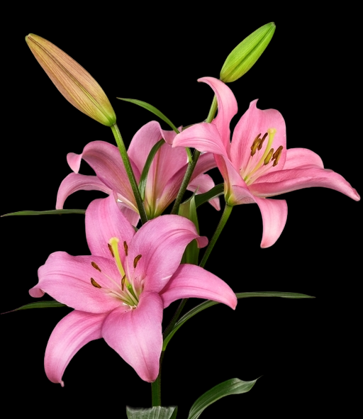 Lilium Merlet 2+ pink 80 A1 GOLDEN TULIP FARMS LTD Kenya buy wholesale on M-Flowers