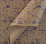 Package Flowers Kraft Wrapping Paper "Bears" 72 A1 QUALIFERUS UPAK RU comprar al por mayor en M-Flowers