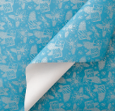 Package Flowers Kraft Wrapping Paper "flowers" blue multicolor 68 A1 Package Flowers Kraft Wrapping Paper "flowers" blue 68 A1 QUALIFERUS UPAK RU comprar al por mayor en M-Flowers